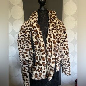 Cheetah fur jacket
